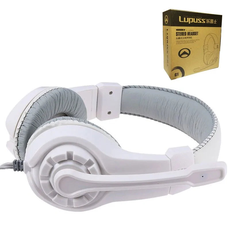 Wired Headset With Adjustable Microphone